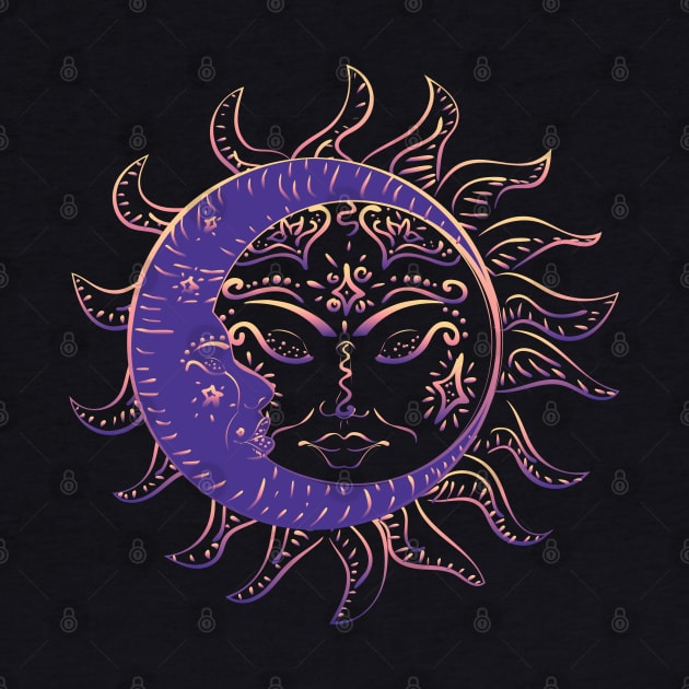 Tattoo sleeping sun and moon by AnnArtshock